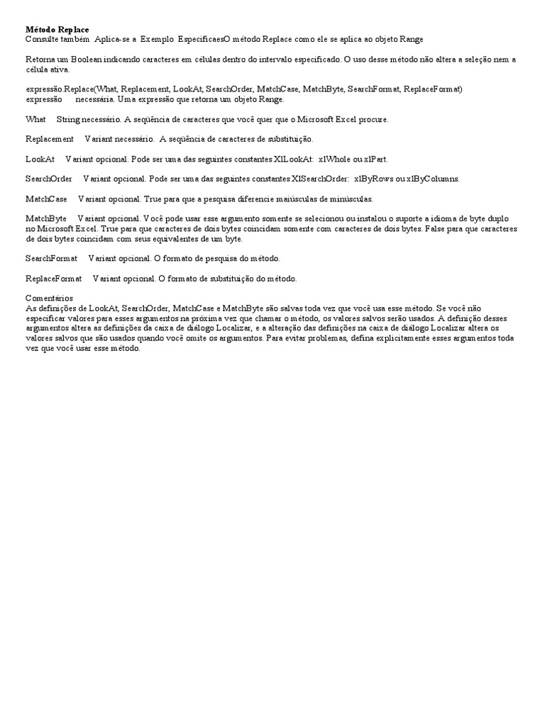 M todo replace pdf