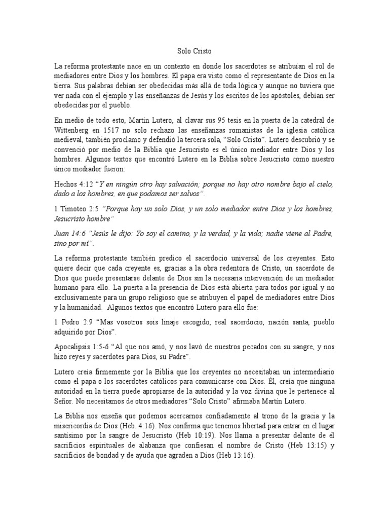 Solo Cristo Pdf