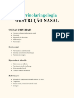 Obstrução Nasal - Otorrino 