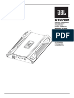 Manual JBL GTO7001