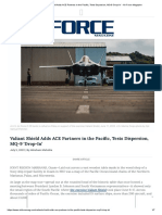 Valiant Shield Adds ACE Partners in The Pacific, Tests Dispersion, MQ-9 Drop-In' - Air Force Magazine July 2022