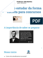 Como Estudar Da Forma Correta para Concursos