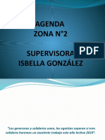 Agenda Zona N°2 Supervisora Isbella González