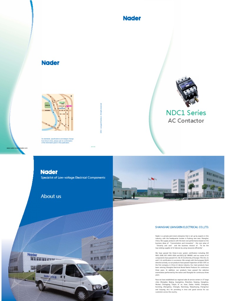 NDC1 Series AC Contactor Datasheet | PDF | Relay | Electrical Components