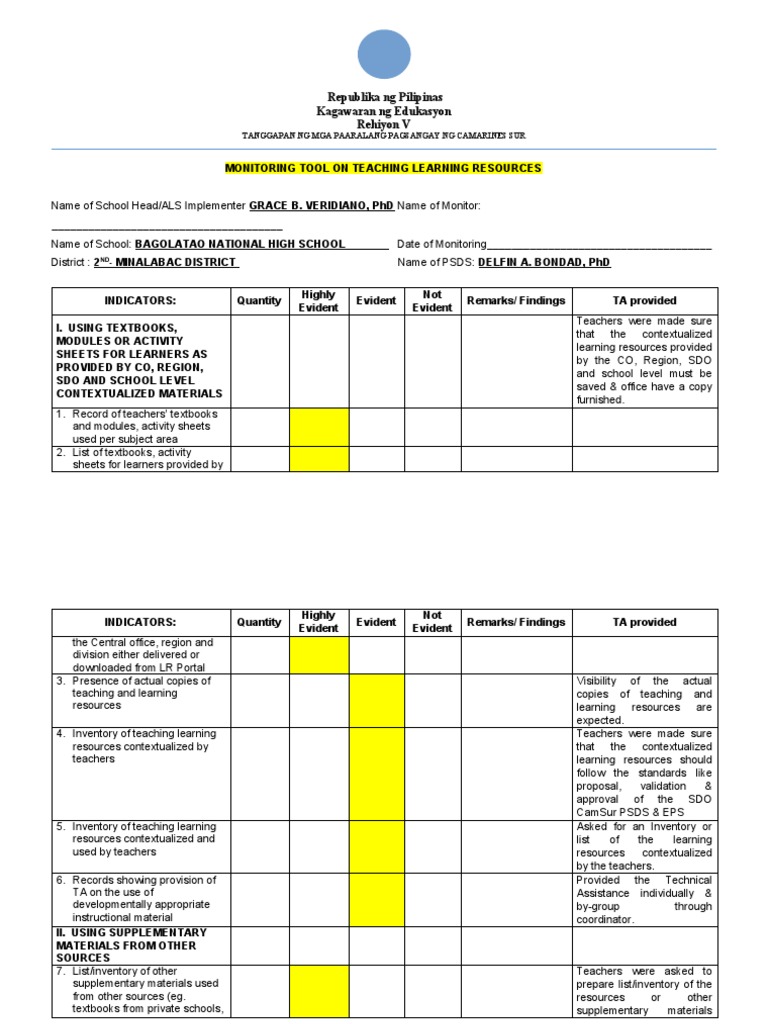 ME For Teaching Learning Resources PDF