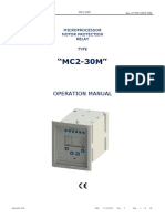 Operation Manual: Microprocessor Motor Protection Relay Type