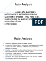 Ratio Analysis: - Purpose