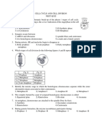 Neet Quiz Cell Division 2022