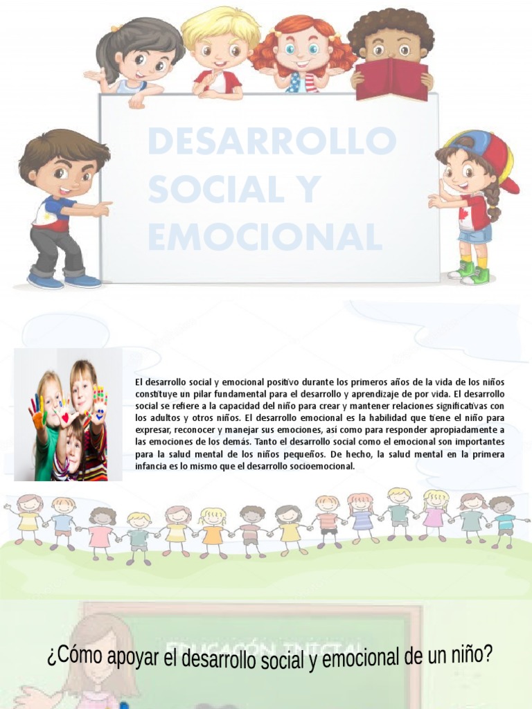 Fundamentos Desarrollo Social y Emocional | PDF | Las emociones | Sicología