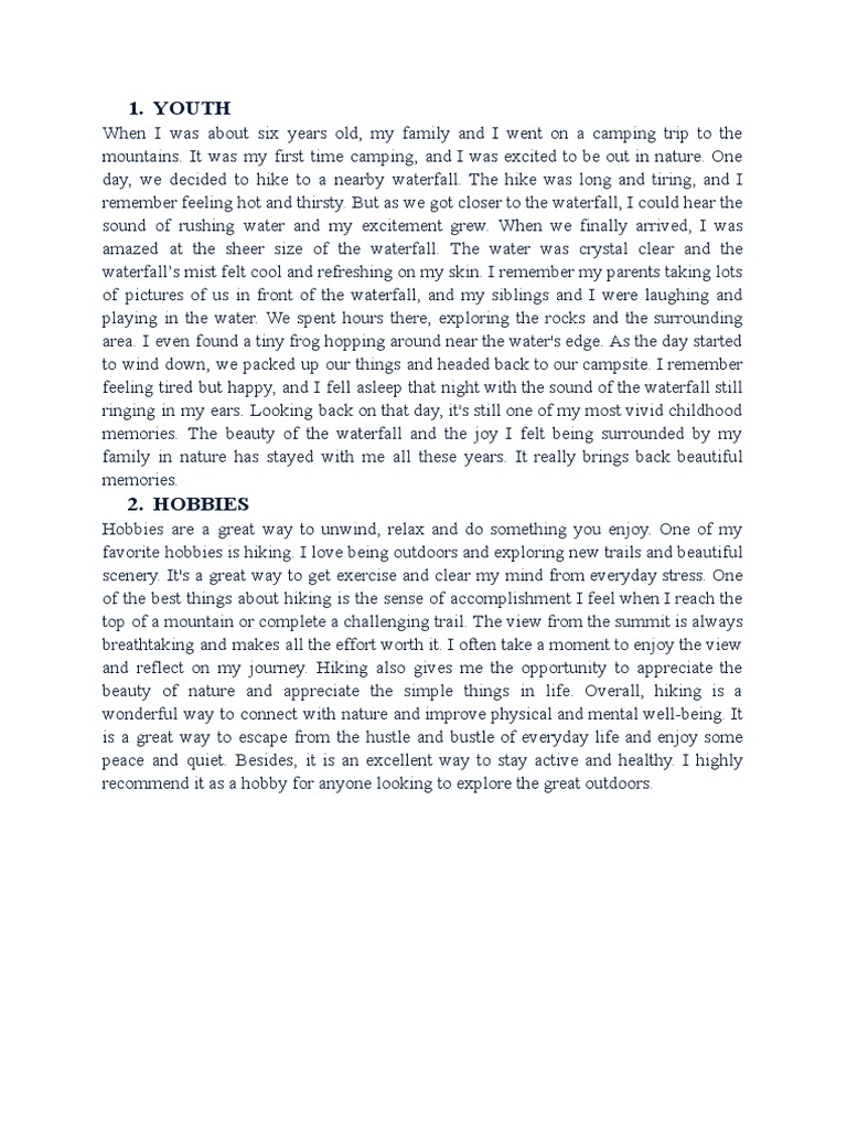 Speaking 4 | PDF | Self-Improvement | Wellness