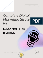 Havells Digital Marketing Strategy PDF