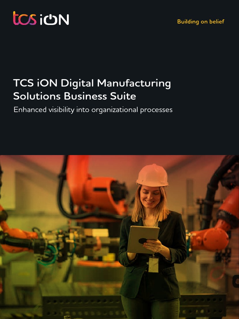 TCS iON Digital Manufacturing Solutions | PDF