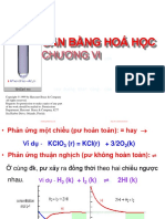 Lý Thuyết Cân Bằng Hoá Học 1