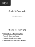 TERM 1climatology Grade 10 Geography