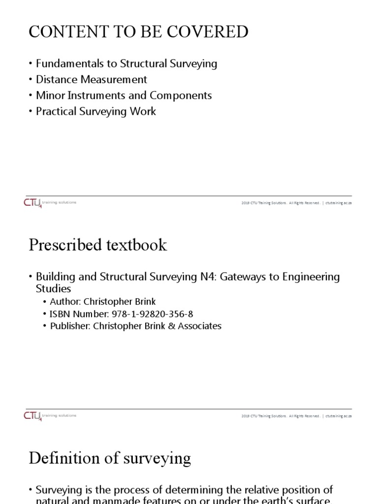 N4 Building and Structural Surveying Guide | PDF