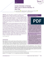 Obesity - 2021 - Berge - Effect of Aerobic Exercise Intensity On Energy Expenditure and Weight Loss in Severe Obesity A-Rotated