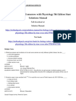 Biology Today and Tomorrow With Physiology 5th Edition Starr Test Bank Download