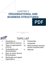 Chapter 3 - Organisational and Business Structure