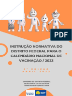 Instrução Normativa Do Distrito Federal para o Calendário Nacional de Vacinação 2023