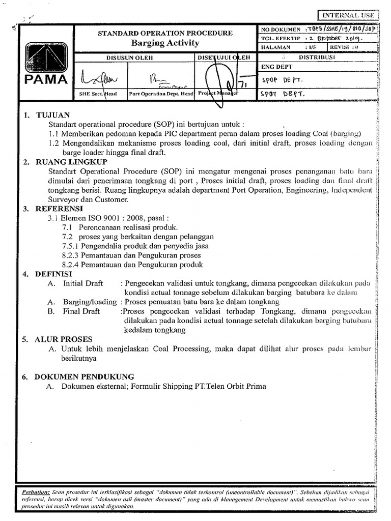 SOP Loading | PDF