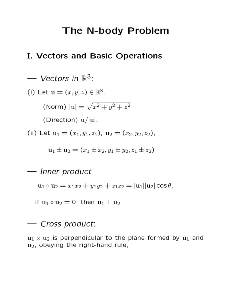 Understanding the N-body Problem | PDF