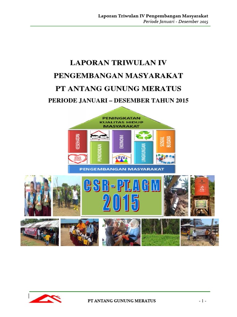 AGM Community Development Report 2015 | PDF