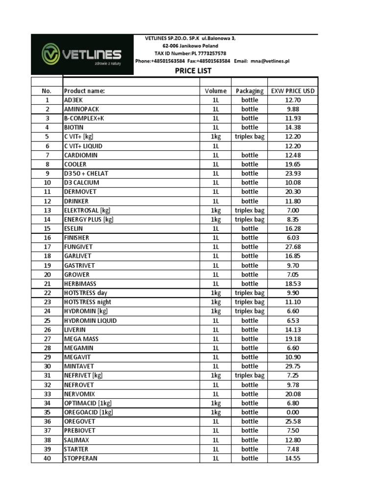 vetlines-price-list-pdf