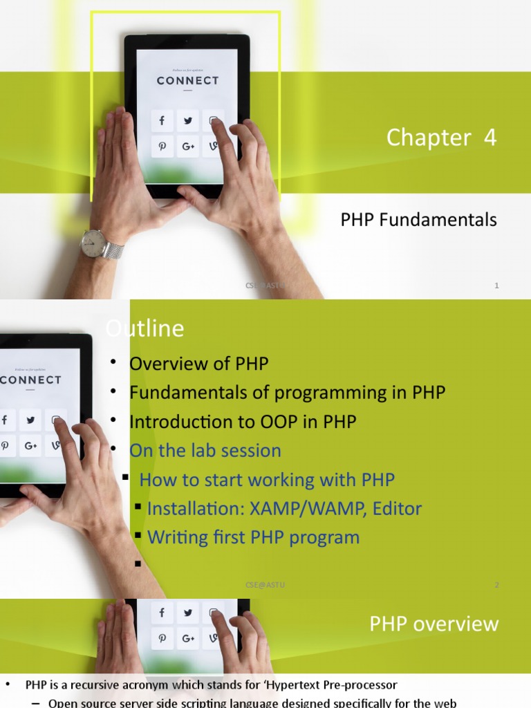 Chapter 5 - PHP Fundamentals | PDF | Computers