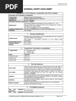 Material Safety Data Sheet: 1 Identification of The Substance / Preparation and of The Company