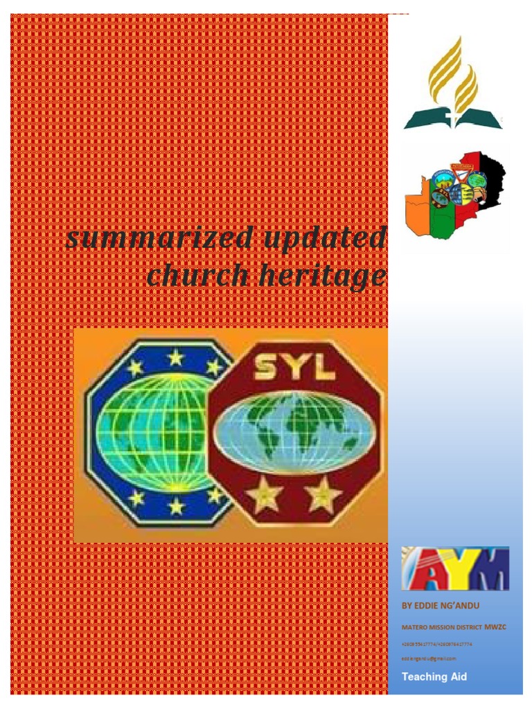 Summarize & Updated Church Heritage 2020 - 012204 | PDF | Christian ...