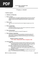 StatCon Outline Prelims