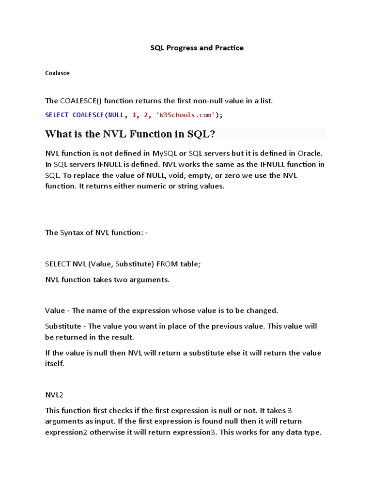 SQL Progress and Practice | PDF | Teaching Methods & Materials | Computers