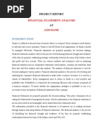 Financial Statement Analysis-Axis