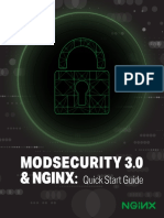 ModSecurity 3 NGINX Quick Start Guide