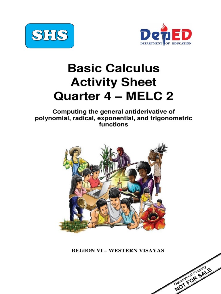 G11 - BasicCal - Q4 MELC2 Computes The General Antiderivative of ...