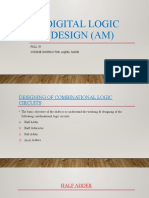 DLD (AM) Combintional Circuits (Adders, Subtractors)