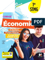 Corrige Economie 1re STMG - Nouveau Tremplin - Ed 2023
