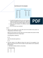Assignment - Statistics Method (2)