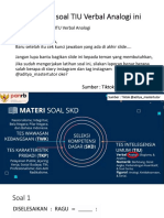 Latihan Soal CPNS TIU Analogi