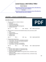 Environmental Science 14th Edition Miller Test Bank 1