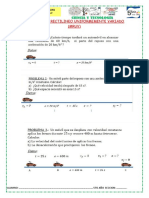 Movimiento Rectilineo Uniformemente Variado-Ejercicios-1