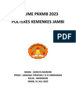 Resume PKKMB 2023 Soraya Mardini - D4 Kebidanan Kelas Merangin