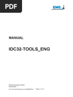 Manual IDC32 TOOLS GB