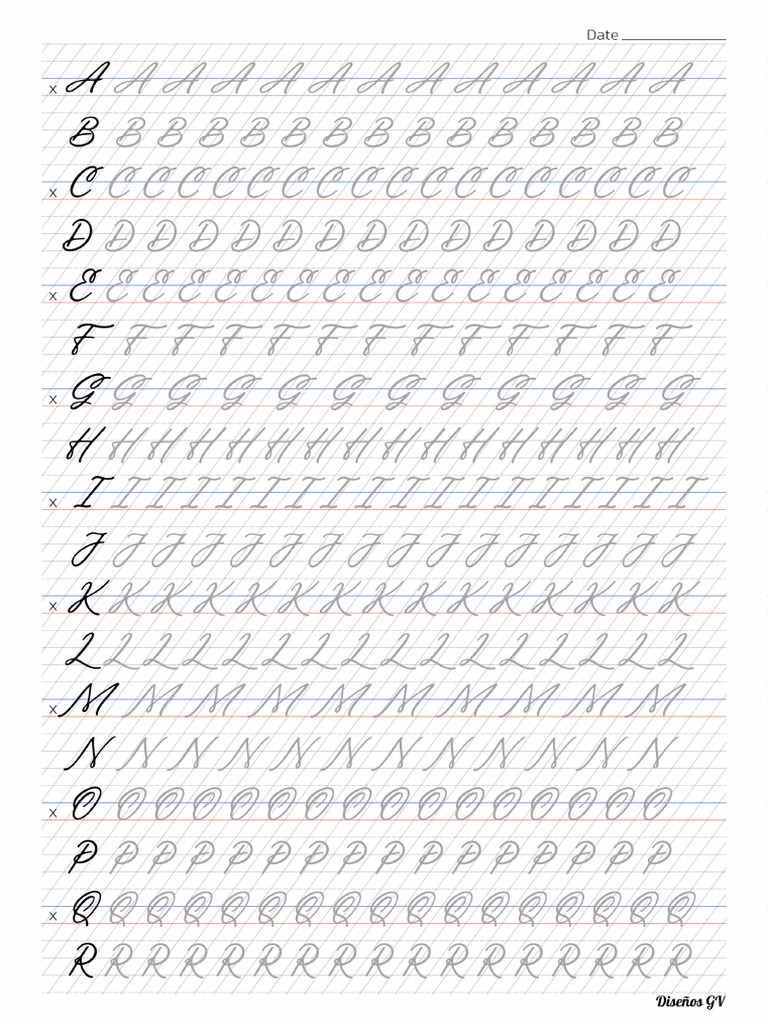 Hojas de Lettering | PDF