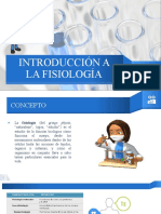 Introduccion A La Fisiologia