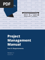 Project Management Manual Part II Requirements