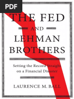 (Studies in Macroeconomic History) Laurence M. Ball - The Fed and Lehman Brothers - Setting The Record Straight On A Financial Disaster (2018, Cambridge University Press) - Libgen - Li