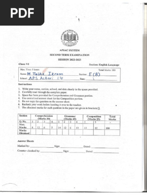 past papers apsacs pakistan 2023