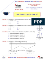 Buổi 02 - Cực Trị Hàm Số - BT