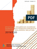 Statistik Keuangan Daerah Pemerintah Kabupaten - Kota Provinsi Sulawesi Selatan 2019 - 2020